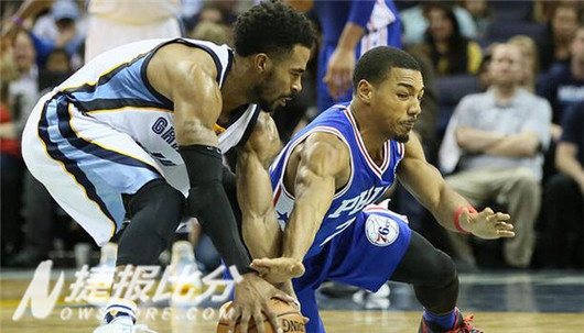 NBA76��VS���˹������ʾ��76�˲�ֵ������